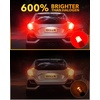 image:imageOXILAM 2026 Upgraded 7440 LED Bulb Amber with Fan CANBUS Error Free 4000LM 600 Brighter Turn Signal Light Anti Hyper Flash T20 7441 W21W WY21W 7440NA Blinker Bulb Replacement Pack of 2Brilliant Red