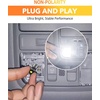 image:imageOXILAM 2026 Upgraded 7440 LED Bulb Amber with Fan CANBUS Error Free 4000LM 600 Brighter Turn Signal Light Anti Hyper Flash T20 7441 W21W WY21W 7440NA Blinker Bulb Replacement Pack of 2Xenon White
