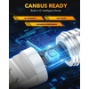 image:imageOXILAM 2026 Upgraded 7440 LED Bulb Amber with Fan CANBUS Error Free 4000LM 600 Brighter Turn Signal Light Anti Hyper Flash T20 7441 W21W WY21W 7440NA Blinker Bulb Replacement Pack of 2Brilliant Red