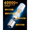 image:imageOXILAM 2026 Upgraded 7440 LED Bulb Amber with Fan CANBUS Error Free 4000LM 600 Brighter Turn Signal Light Anti Hyper Flash T20 7441 W21W WY21W 7440NA Blinker Bulb Replacement Pack of 2Amber Yellow