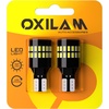 image:imageOXILAM 2026 Upgraded 7440 LED Bulb Amber with Fan CANBUS Error Free 4000LM 600 Brighter Turn Signal Light Anti Hyper Flash T20 7441 W21W WY21W 7440NA Blinker Bulb Replacement Pack of 2Xenon White