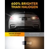 image:imageOXILAM 2026 Upgraded 7440 LED Bulb Amber with Fan CANBUS Error Free 4000LM 600 Brighter Turn Signal Light Anti Hyper Flash T20 7441 W21W WY21W 7440NA Blinker Bulb Replacement Pack of 2Xenon White