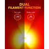image:imageOXILAM 2026 Upgraded 7440 LED Bulb Amber with Fan CANBUS Error Free 4000LM 600 Brighter Turn Signal Light Anti Hyper Flash T20 7441 W21W WY21W 7440NA Blinker Bulb Replacement Pack of 2Brilliant Red