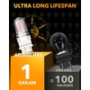 image:imageOXILAM 2026 Upgraded 7440 LED Bulb Amber with Fan CANBUS Error Free 4000LM 600 Brighter Turn Signal Light Anti Hyper Flash T20 7441 W21W WY21W 7440NA Blinker Bulb Replacement Pack of 2Brilliant Red
