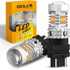 image:imageOXILAM 2026 Upgraded 7440 LED Bulb Amber with Fan CANBUS Error Free 4000LM 600 Brighter Turn Signal Light Anti Hyper Flash T20 7441 W21W WY21W 7440NA Blinker Bulb Replacement Pack of 2WhiteYellow