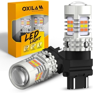image:imageOXILAM 2026 Upgraded 7440 LED Bulb Amber with Fan CANBUS Error Free 4000LM 600 Brighter Turn Signal Light Anti Hyper Flash T20 7441 W21W WY21W 7440NA Blinker Bulb Replacement Pack of 2WhiteYellow