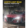 image:imageAUXITO 9006 Bulb  900 Brighter 6500K White Direct Fit Mini Size HassleFree Plug amp Play Extended Lifespan FlickerFree Operation Pack of 290059006