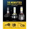 image:imageAUXITO 9006 Bulb  900 Brighter 6500K White Direct Fit Mini Size HassleFree Plug amp Play Extended Lifespan FlickerFree Operation Pack of 29006HB4