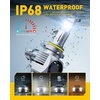image:imageAUXITO 9006 Bulb  900 Brighter 6500K White Direct Fit Mini Size HassleFree Plug amp Play Extended Lifespan FlickerFree Operation Pack of 29012HIR2