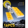 image:imageAUXITO 9006 Bulb  900 Brighter 6500K White Direct Fit Mini Size HassleFree Plug amp Play Extended Lifespan FlickerFree Operation Pack of 2H11BYellow