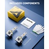 image:imageAUXITO 9006 Bulb  900 Brighter 6500K White Direct Fit Mini Size HassleFree Plug amp Play Extended Lifespan FlickerFree Operation Pack of 2H11BYellow