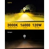 image:imageAUXITO 9006 Bulb  900 Brighter 6500K White Direct Fit Mini Size HassleFree Plug amp Play Extended Lifespan FlickerFree Operation Pack of 2H11BYellow