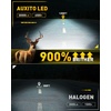 image:imageAUXITO 9006 Bulb  900 Brighter 6500K White Direct Fit Mini Size HassleFree Plug amp Play Extended Lifespan FlickerFree Operation Pack of 2H11H9H16H8