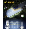 image:imageAUXITO 9006 Bulb  900 Brighter 6500K White Direct Fit Mini Size HassleFree Plug amp Play Extended Lifespan FlickerFree Operation Pack of 2H49003