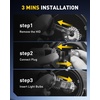 image:imageAUXITO D4S Bulbs 30000LM UltraBright D4R Light Direct Insert 3 Mins Installation 60000Hrs Long Lifespan No Flicker 99 Compatibility Pack of 2