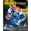 image:imageAUXITO H11H8 LED Bulb 80000LM 6500K White 11 Mini Fit NonPolarity Plug amp Play EMC Ready for Fog Lights Driving Lamps Replacement Bulbs Pack of 2H11H8H9