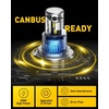 image:imageAUXITO H11H8 LED Bulb 80000LM 6500K White 11 Mini Fit NonPolarity Plug amp Play EMC Ready for Fog Lights Driving Lamps Replacement Bulbs Pack of 2H49003