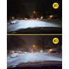 image:imageAUXITO H11H8 LED Fog Light Bulb 80000LM 6500K Cool White EMC Protection PlugNPlay Driving Light Replacement Bulbs Pack of 2H11H8H9H16 White