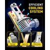 image:imageAUXITO H11H8 LED Fog Light Bulb 80000LM 6500K Cool White EMC Protection PlugNPlay Driving Light Replacement Bulbs Pack of 2H8H11H16 Yellow