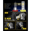 image:imageAUXITO H11H8 LED Fog Light Bulb 80000LM 6500K Cool White EMC Protection PlugNPlay Driving Light Replacement Bulbs Pack of 2H8H11H16 Yellow