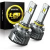 image:imageAUXITO 9006 Bulb  900 Brighter 6500K White Direct Fit Mini Size HassleFree Plug amp Play Extended Lifespan FlickerFree Operation Pack of 29006HB4
