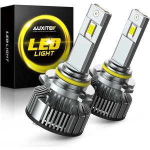 image:imageAUXITO 9006 Bulb  900 Brighter 6500K White Direct Fit Mini Size HassleFree Plug amp Play Extended Lifespan FlickerFree Operation Pack of 29006HB4