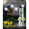 image:imageAUXITO 9004 Bulb 1000 Brighter 11 Mini Size No Adapter Needed 5 Min Quick Install No Flicker 99 Compatibility Pack of 29004Hb1