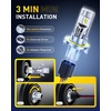 image:imageAUXITO 9004 Bulb 1000 Brighter 11 Mini Size No Adapter Needed 5 Min Quick Install No Flicker 99 Compatibility Pack of 29008H13