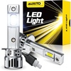 image:imageAUXITO Upgraded H1 Bulb 80000LM 15X Brighter 6500K White 2PCS  80K Super Bright 60K Long Life Service H1 Halogen Replacement H1 Fog Replacement 5 Min Install