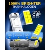 image:imageAUXITO 80000LM H11H8 LED Switchback Bulbs 11 Mini Size H11 LED Fog Light Bulbs 6500K amp 3000K Dual Color Driving Lamps No Polarity PlugandPlay 60000H Lifetime90059006