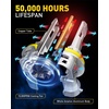 image:imageAUXITO H11 Fog Bulb 6500K White 33000LM Super Bright Canbus Ready with Fan Pack of 2