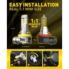 image:imageAUXITO H11 Fog Bulb 6500K White 33000LM Super Bright Canbus Ready with Fan Pack of 2