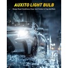 image:imageAUXITO H11 LED Bulb H8 H9 H16 80000LM 6500K Cool White EMC Protection PlugNPlay Real 11 Halogen Size Fog Lights Pack of 2White