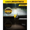 image:imageAUXITO H11 LED Bulb H8 H9 H16 80000LM 6500K Cool White EMC Protection PlugNPlay Real 11 Halogen Size Fog Lights Pack of 2White