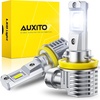image:imageAUXITO H11 LED Bulb H8 H9 H16 80000LM 6500K Cool White EMC Protection PlugNPlay Real 11 Halogen Size Fog Lights Pack of 26500K Cool White