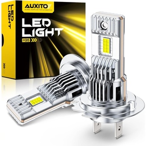 image:imageAUXITO 80000LM H11H8 LED Switchback Bulbs 11 Mini Size H11 LED Fog Light Bulbs 6500K amp 3000K Dual Color Driving Lamps No Polarity PlugandPlay 60000H LifetimeH7