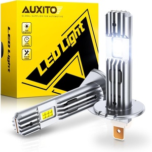 image:imageAUXITO H1 Bulb 50000LM Bright 3Min Install Long Lifespan 2PCS  900 brighter H1 LED bulb set with 11 beam pattern Mini Size and 99 CANbus vehicle compatibility