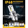 image:imageAUXITO 9003 H4 LED Bulbs 80000LM 6500K Bright Wireless Combo Light 2 PCS  15X Brighter Visibility Perfect Beam Pattern 5Minute Plug and Play 999 CANBus Ready9003H4HB2