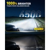 image:imageAUXITO 9005 h11 Bulbs Combo 120000LM HB3 H8 Lighting Conversion Kit 4PCS  15X Brighter Visibility Perfect Beam Pattern 5Minute Plug and Play 999 CANBus ReadyH1