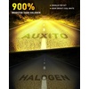 image:imageAUXITO 9005 h11 Bulbs Combo 120000LM HB3 H8 Lighting Conversion Kit 4PCS  15X Brighter Visibility Perfect Beam Pattern 5Minute Plug and Play 999 CANBus Ready9145H109140 Yellow