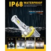 image:imageAUXITO 9005 h11 Bulbs Combo 120000LM HB3 H8 Lighting Conversion Kit 4PCS  15X Brighter Visibility Perfect Beam Pattern 5Minute Plug and Play 999 CANBus Ready9005H11