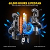 image:imageAUXITO H11 Light Bulbs 40000LM 10X Brighter 6500K Cool White  H11H9H8 Fog Light Plug and Play Pack of 29003H4