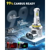 image:imageAUXITO H11 Light Bulbs 40000LM 10X Brighter 6500K Cool White  H11H9H8 Fog Light Plug and Play Pack of 29005H11