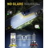 image:imageAUXITO H11 Light Bulbs 40000LM 10X Brighter 6500K Cool White  H11H9H8 Fog Light Plug and Play Pack of 29007HB5