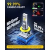 image:imageAUXITO H11 Light Bulbs 40000LM 10X Brighter 6500K Cool White  H11H9H8 Fog Light Plug and Play Pack of 2H11B