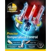 image:imageAUXITO H11 Light Bulbs 40000LM 10X Brighter 6500K Cool White  H11H9H8 Fog Light Plug and Play Pack of 2H11H8H9