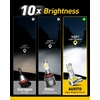 image:imageAUXITO H11 Light Bulbs 40000LM 10X Brighter 6500K Cool White  H11H9H8 Fog Light Plug and Play Pack of 2H11H8H9