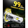 image:imageAUXITO H11 Light Bulbs 40000LM 10X Brighter 6500K Cool White  H11H9H8 Fog Light Plug and Play Pack of 2H139008