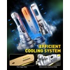 image:imageAUXITO H11 Light Bulbs 40000LM 10X Brighter 6500K Cool White  H11H9H8 Fog Light Plug and Play Pack of 2H7