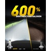 image:imageAUXITO H11 Light Bulbs 40000LM 10X Brighter 6500K Cool White  H11H9H8 Fog Light Plug and Play Pack of 2H7